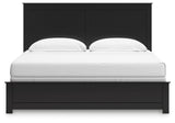 Maribel Black King Panel Bed (Online Special Price) - Ornate Home