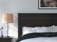 Maribel Black King Panel Bed - Ornate Home
