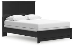 Maribel Black Queen Panel Bed, Dresser and Mirror - Ornate Home
