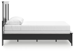 Maribel Black Queen Panel Bed, Dresser and Mirror - Ornate Home