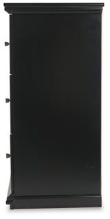 Maribel Black Queen Panel Bed and Dresser (Online Special Price) - Ornate Home