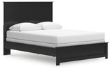 Maribel Black Queen Panel Bed and Dresser (Online Special Price) - Ornate Home