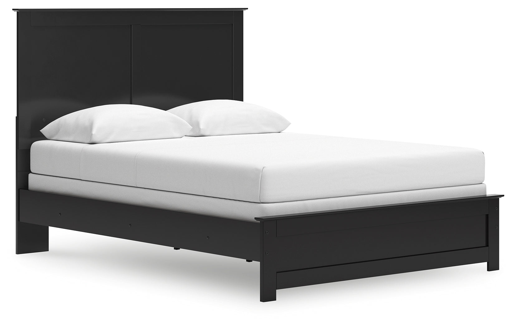Maribel Black Queen Panel Bed and Dresser - Ornate Home