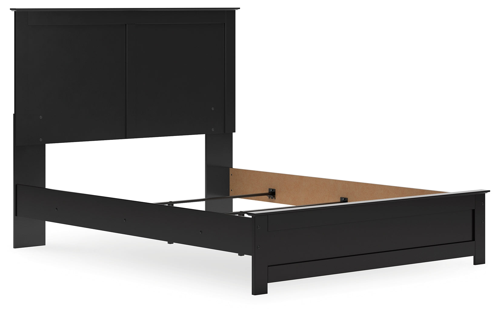 Maribel Black Queen Panel Bed and Dresser - Ornate Home