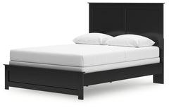 Maribel Black Queen Panel Bed and Dresser - Ornate Home