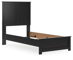 Maribel Black Twin Panel Youth Bed - Ornate Home
