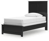 Maribel Black Twin Panel Youth Bed - Ornate Home