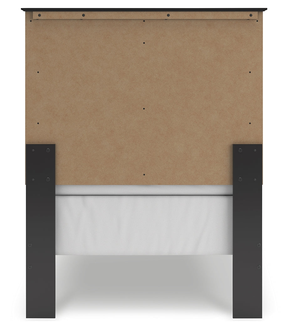 Maribel Black Twin Panel Youth Bed - Ornate Home