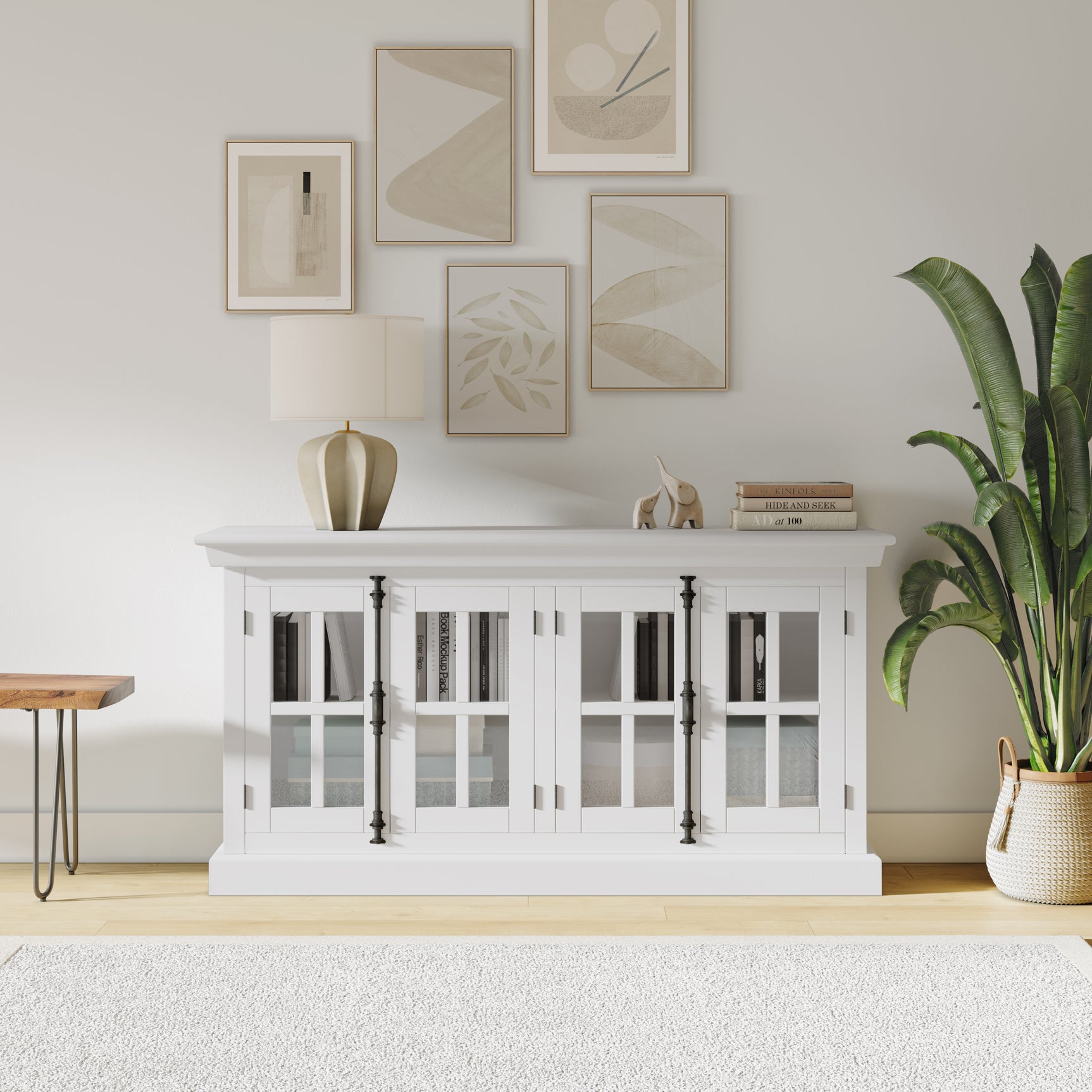 Maribel Blanc 60 Accent Cabinet - Ornate Home