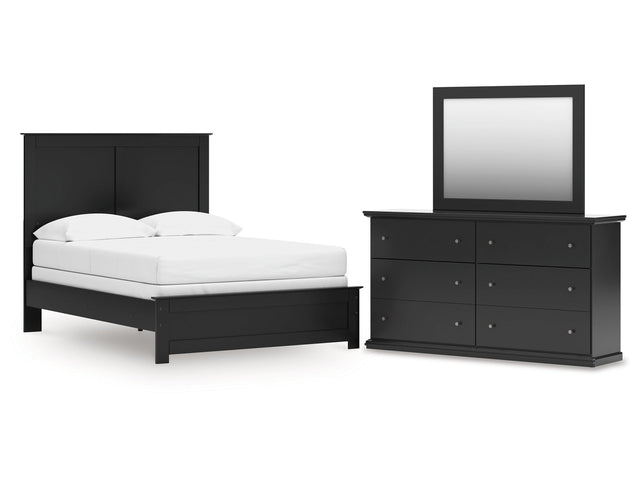 Maribel Full Panel Bed, Dresser and Mirror - Ornate Home