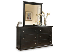 Maribel King/California King Panel Headboard, Dresser and Mirror - Ornate Home