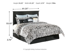 Maribel King/California King Panel Headboard, Dresser and Mirror - Ornate Home
