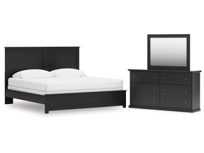 Maribel King Panel Bed with Dresser and Mirror (Online Special Price) - Ornate Home