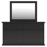 Maribel King Panel Bed with Dresser and Mirror (Online Special Price) - Ornate Home