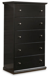 Maribel Queen Panel Bed, Dresser, Mirror, Chest and 2 Nightstands (Online Special Price) - Ornate Home