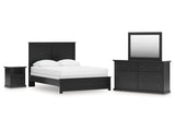 Maribel Queen Panel Bed with Dresser, Mirror and Nightstand (Online Special Price) - Ornate Home