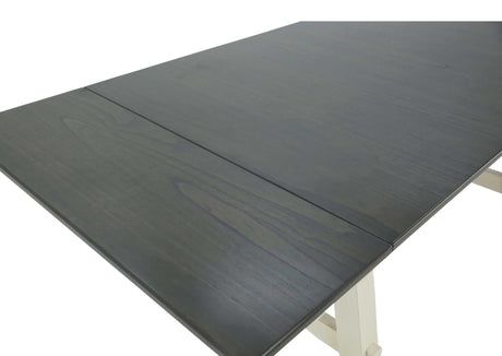 Maribelle Chalk & Gray Dining Room Table - Ornate Home