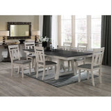 Maribelle Chalk & Gray Extendable Dining Room Sets - Ornate Home