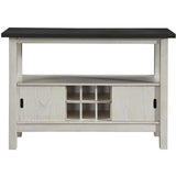 Maribelle Chalk & Gray Extendable Dining Room Sets - Ornate Home