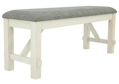Maribelle Chalk/Gray Extendable Dining Room Sets - Ornate Home