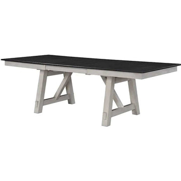 Maribelle Chalk/Gray Extendable Dining Room Sets - Ornate Home