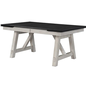 Maribelle Chalk/Gray Extendable Dining Room Sets - Ornate Home