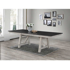 Maribelle Chalk/Gray Extendable Dining Room Sets - Ornate Home