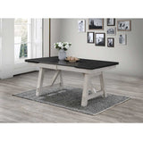 Maribelle Chalk & Gray Extendable Dining Room Sets - Ornate Home