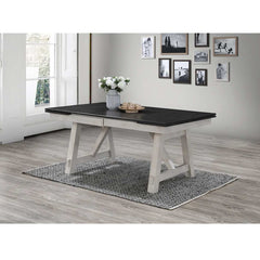 Maribelle Chalk/Gray Extendable Dining Room Sets - Ornate Home