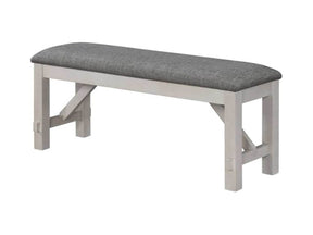 Maribelle Chalk & Warm Gray Bench - Ornate Home