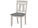 Maribelle Chalk & Warm Gray Side Chair - Ornate Home