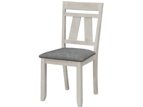 Maribelle Chalk & Warm Gray Side Chair (Set of 2) - Ornate Home