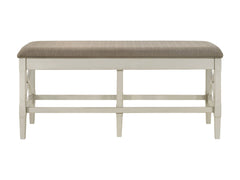 Maribelle Gray/Khaki Counter Height Bench - Ornate Home