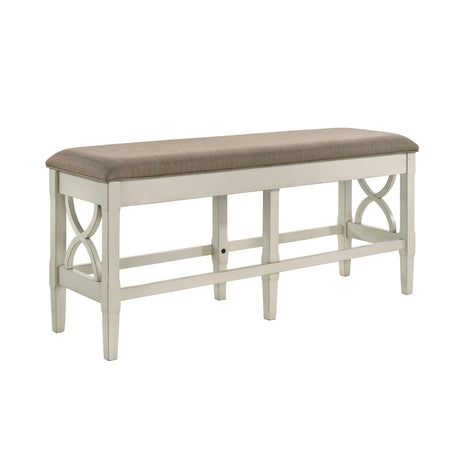 Maribelle Gray/Khaki Counter Height Bench - Ornate Home