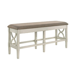 Maribelle Gray/Khaki Counter Height Bench - Ornate Home