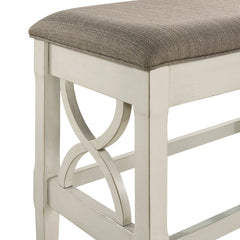 Maribelle Gray/Khaki Counter Height Bench - Ornate Home