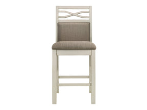 Maribelle Gray/Khaki Counter Height Chair (Set of 2) - Ornate Home