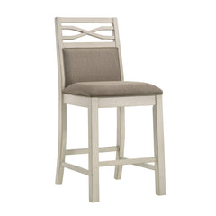 Maribelle Gray/Khaki Counter Height Chair (Set of 2) - Ornate Home