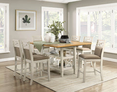 Maribelle Gray/Khaki Counter Height Chair (Set of 2) - Ornate Home