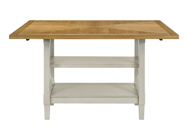 Maribelle Light Oak/Gray Counter Height Table - Ornate Home
