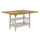 Maribelle Light Oak/Gray Counter Height Table - Ornate Home