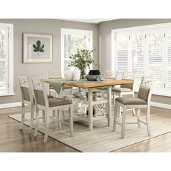 Maribelle Light Oak/Gray Counter Height Table - Ornate Home