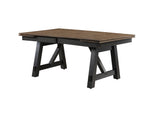 Maribelle Wheat/Charcoal Extendable Dining Table - Ornate Home