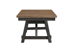 Maribelle Wheat/Charcoal Extendable Dining Table - Ornate Home