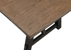 Maribelle Wheat/Charcoal Extendable Dining Table - Ornate Home