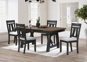 Maribelle Wheat/Charcoal Dining Set - Ornate Home