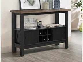 Maribelle Wheat Charcoal Server - Ornate Home