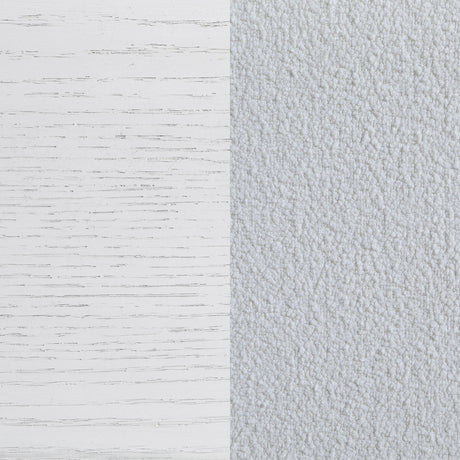 Marielle Distressed White California King Panel Bed - Ornate Home