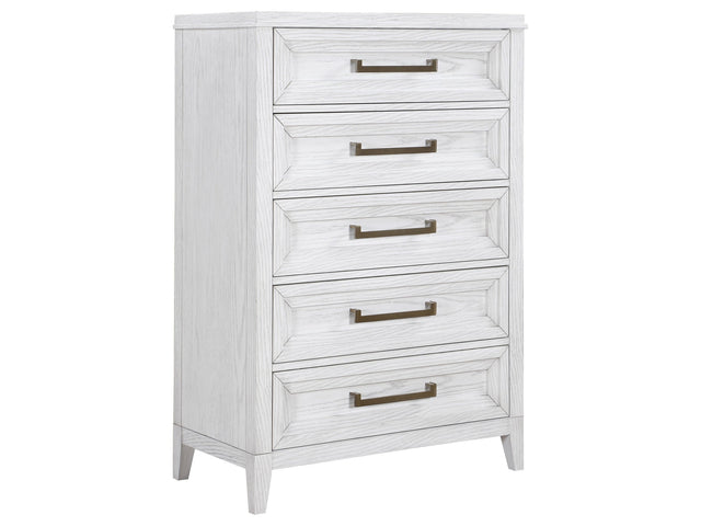 Marielle Distressed White Chest - Ornate Home