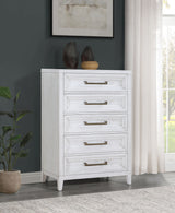 Marielle Distressed White Chest - Ornate Home